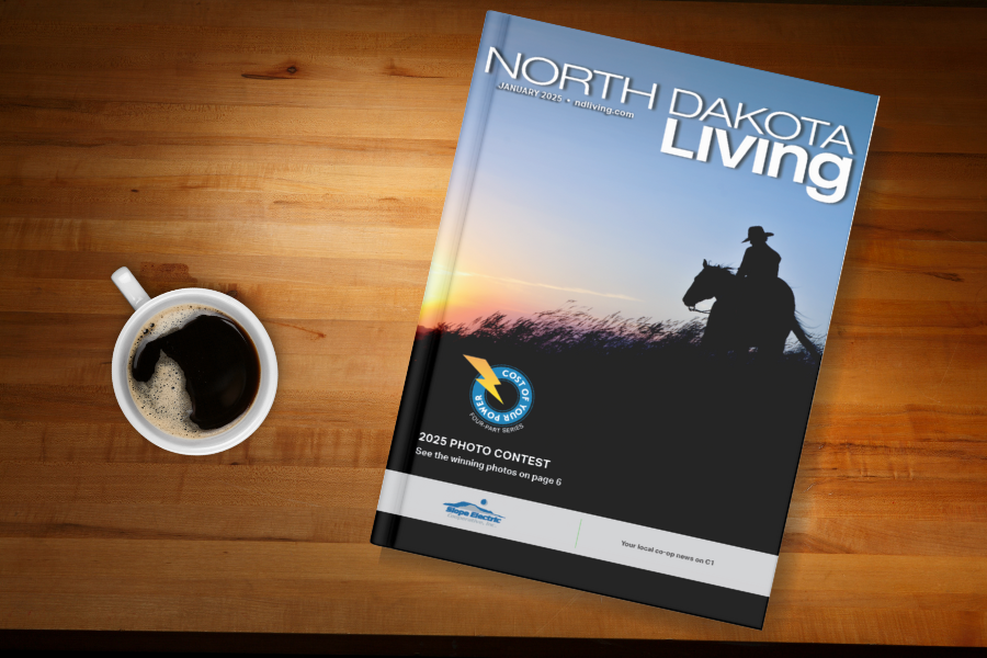 January issue of North Dakota Living 